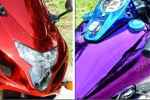Цветовая гамма представленная на  мотоциклах